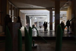 Lukas Pürmayr, Vernissage Hi!Adbk, im Rahmen des Festivals für Kunst und Forschung, Installation Josefa Schundau